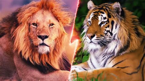 King Of Lion Vs Tiger Who Will Win In A Fight Youtube