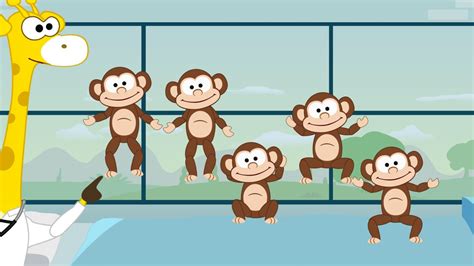 5 Little Monkeys Nursery Rhymes Toobys This Song Is One Of The