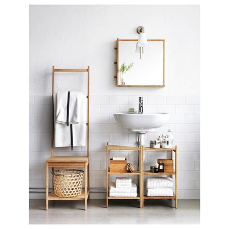 Get the best deal for bamboo bathroom home furniture from the largest online selection at ebay.com. RÅGRUND Silla&toallero - bambú - IKEA