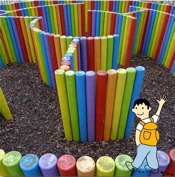 Create an account or log into facebook. Construye un laberinto de colores en el patio del colegio. | Juegos de parques, Juegos para ...