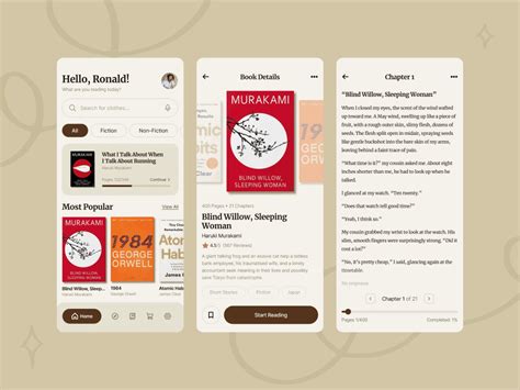 Book Reader App Interaction By Hamza Naeem On Dribbble