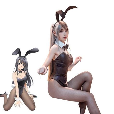 Rolecos Seishun Buta Yarou Wa Bunny Girl Senpai No Yume Wo Minai Cosplay Costume Mai Sakurajima
