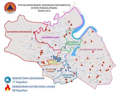 Peta Bencana Banjir Genangan Air Dan Karhutla Tahun Website