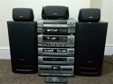 Aiwa Classic Hifi Stereo With Surround Sound 5cd Aux In Yardley