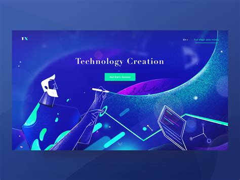 Technology Conference Design Banner Design Inspiration Web App Design