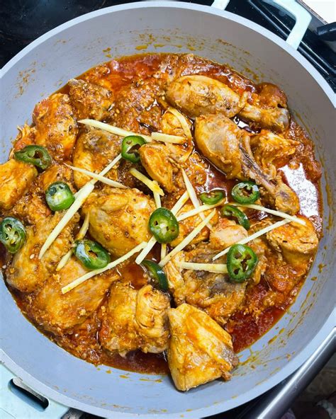 Restaurant Style Chicken Karahi Recipe Stew With Saba
