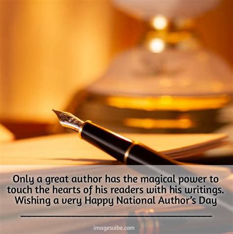 Best 30 National Authors Day Images With Quotes And Wishes In 2023