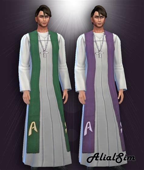 Priest Dress At Alial Sim Sims 4 Updates