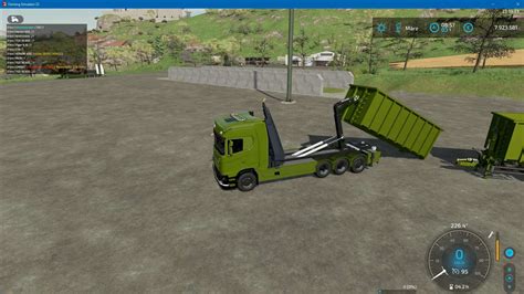 Scania S Hkl Hooklift And Crane Truck V Ls Farming Simulator