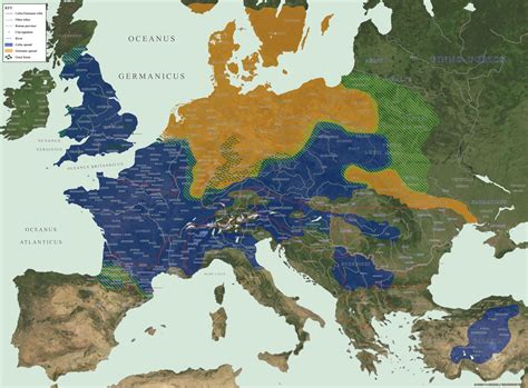 Map Of Europes Tribes Ukfeatureseurope