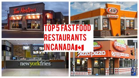 Top Fast Food Restaurants In Canada Restaurant Country Restaurants Fast