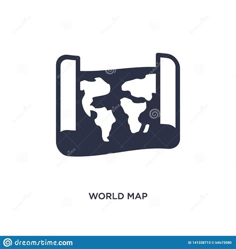 De index ontstaat door de landen op eindscore te sorteren. Het Pictogram Van De Wereldkaart Op Witte Achtergrond ...