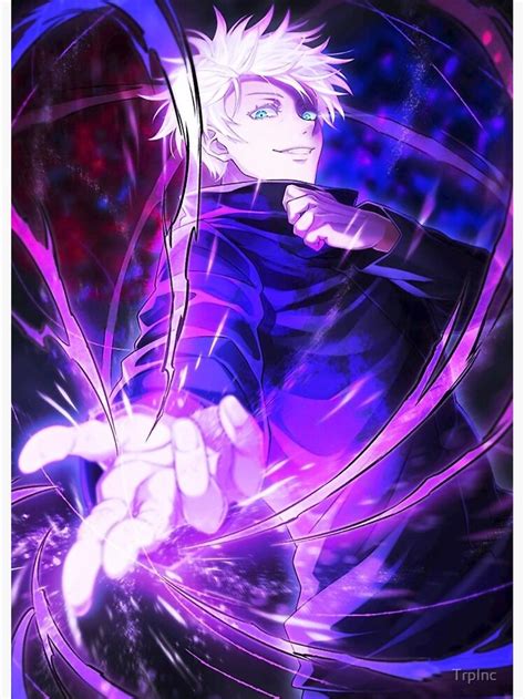 Jujutsu Kaisen Satoru Gojo Poster By Trpinc Cool Anime Pictures