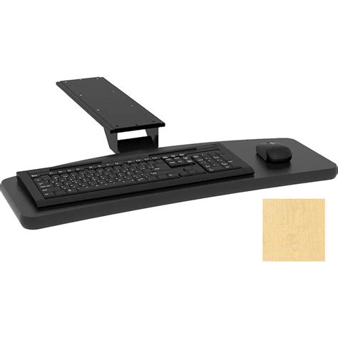 Omnirax Adjustable Keyboardmouse Shelf For Cs7 Maple