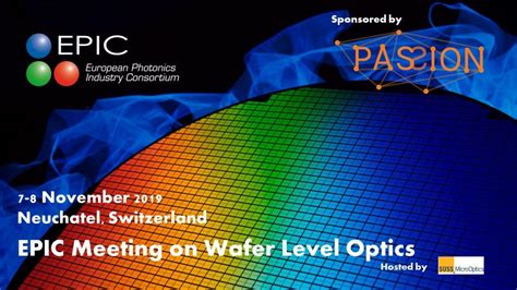 Passion At Epic Meeting On Wafer Level Optics Passion