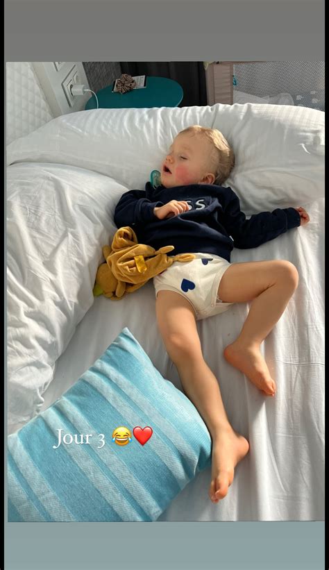 Photo Story Instagram De Marion Rousse Du Vendredi F Vrier Son Fils Nino Purepeople