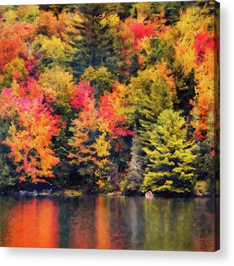Autumn In New England 03 Acrylic Print By Am Fineartprints Art