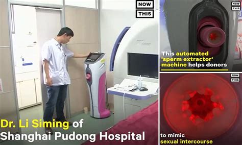 Hands Free Vibrating Sperm Extractors Are Being Used In Chinese Hospitals Daily Mail Online