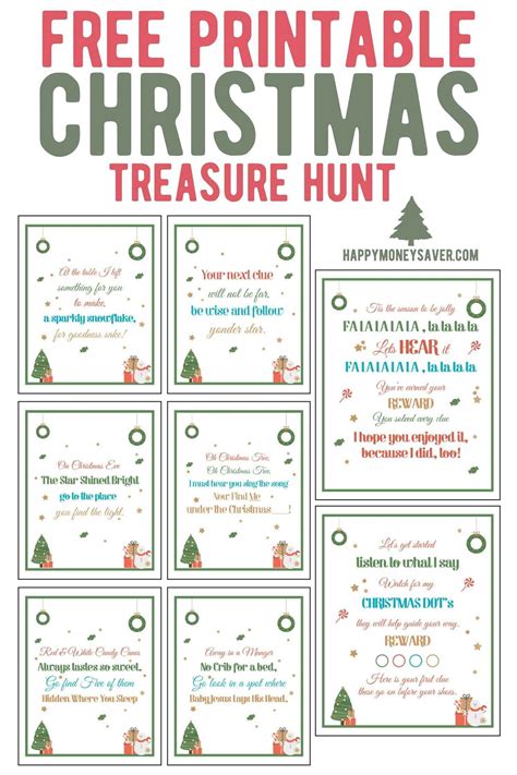 The Ultimate Christmas Treasure Hunt + free printable | Christmas