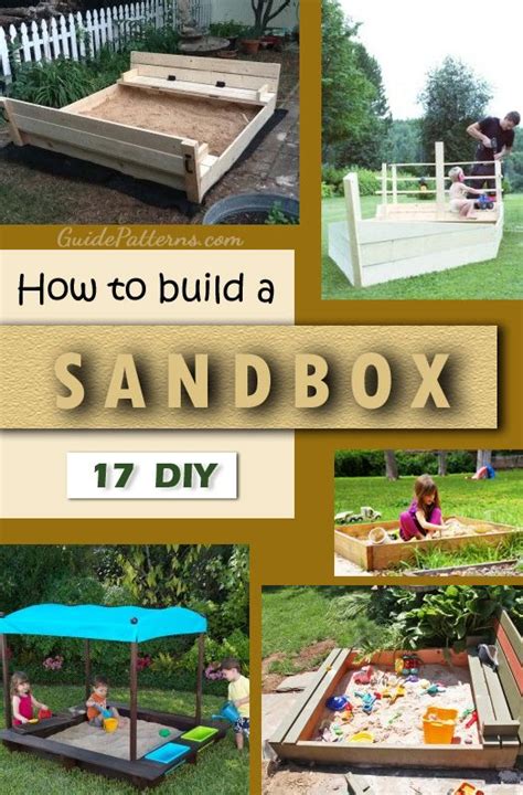 How To Build A Sandbox 17 Diy Plans Build A Sandbox Sandbox Kids