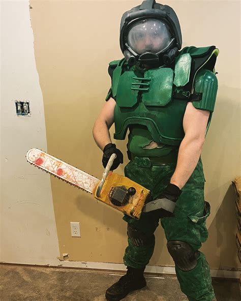 Doomguy Halloween Costume I Put Together In A Couple Of Days Rdoom