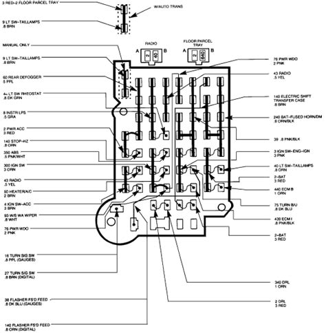 Gmc truck wiring diagrams on gm wiring harness diagram 88. Fuse Box On A 1983 Gmc K 1500 - Wiring Diagram