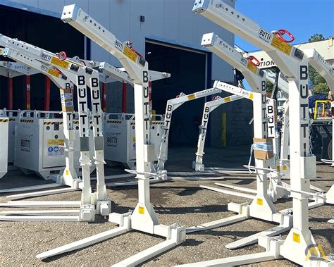 New Self Leveling Telescopic Crane Pallet Forks For Sale Butti Fork