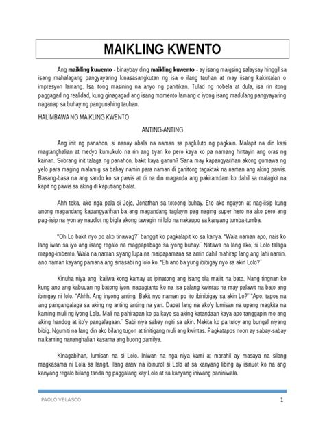 Halimbawa Ng Maikling Anekdota Philippin News Collections