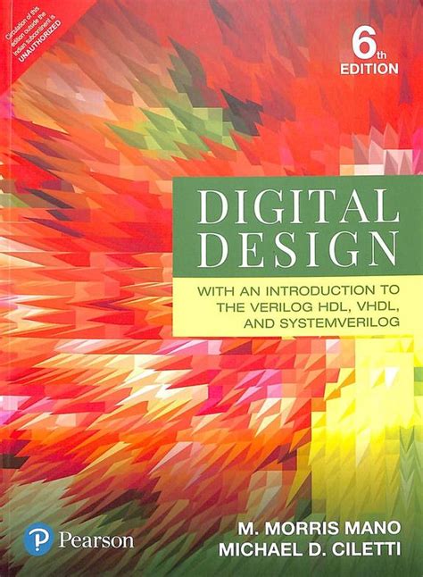 Buy Digital Design With An Introduction To The Verilog Hdl Vhdl