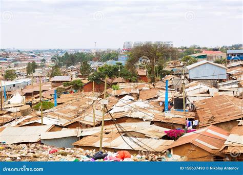 Kibera Is The Biggest Slum In Africa Slums In Nairobi Kenya Editorial