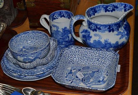 Lot 52 Quantity Of Assorted Blue And White Pottery