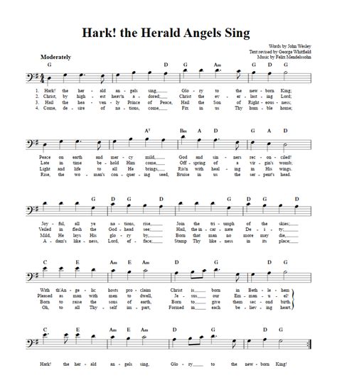 Hark The Herald Angels Sing Lyrics