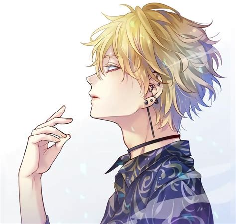 Anime Boy Blond Hair Post A Blonde Haired Boy