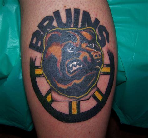 Boston Bruins Bear Tattoo 40 Best Boston Bruins Bear Tattoo Designs