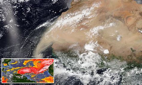 Saharan Dust Cloud Reaches The Caribbean Sea After Traveling 3000
