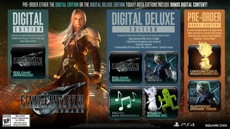 E3 Square Enix Final Fantasy Vii Remake Standard Edition Deluxe