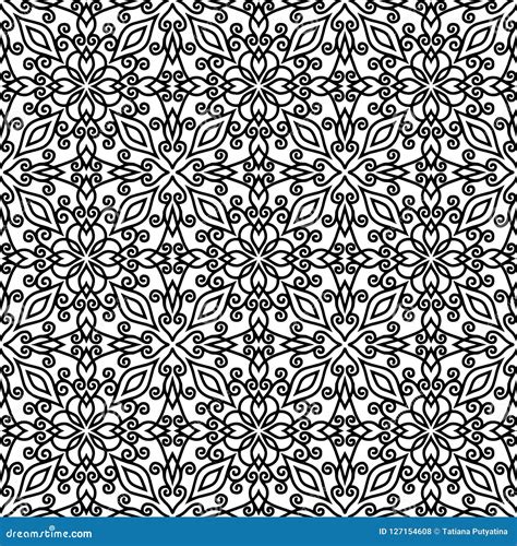 Abstract Pattern For Coloring Stock Illustration Illustration Of