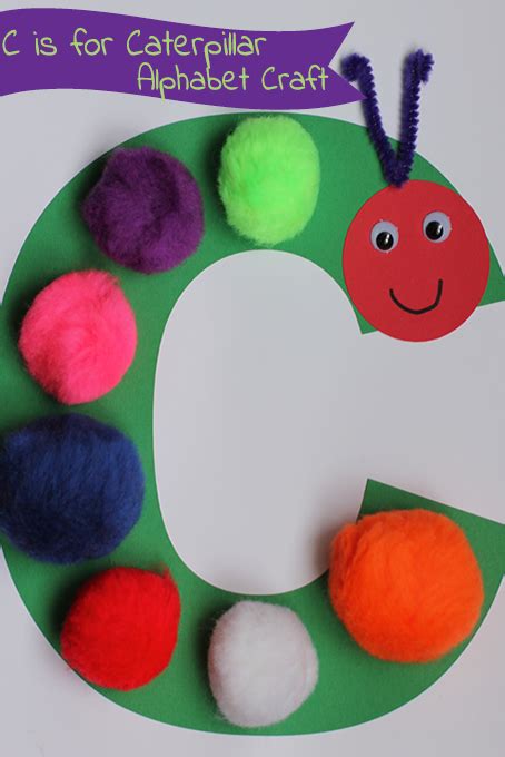 With the simple shapes and colours on our learn to draw a ladybug guide even the youngest children will soon be producing their own cute ladybug drawings. Alphabet Craft - C is for Caterpillar | Alphabet crafts ...