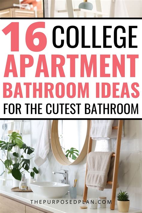 16 college apartment bathroom ideas that will transform your space the purposed plan