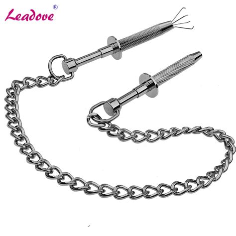 Stainless Steel Chains Paw Nipple Clamps Sex Toys Nipples Clips Adult Games For Couples Flirt