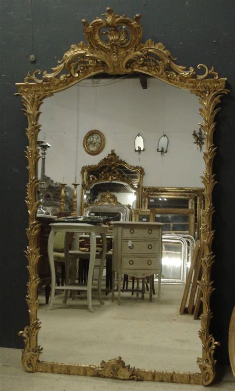 Large Antique French Mirror