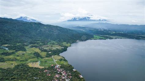 Aerial View Of Danau Singkarak Singkarak Lake Is One Of The Beautiful