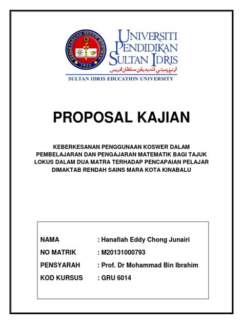 Maybe you would like to learn more about one of these? contoh Proposal kajian pendidikan