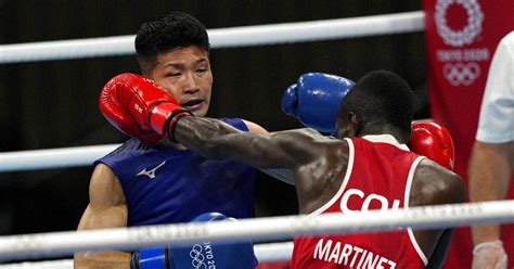 Tanaka Puts Japan On Track To Win First Mens Olympic Flyweight Boxing