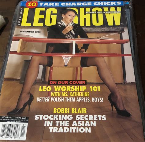Vintage Adult Leg Show Magazine November Etsy