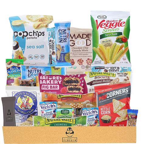 Healthy Snacks Care Package 20 Count Variety Snack Pack Assortment Of Nuts Bars Healthy