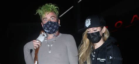 Avril Lavigne Meets Up With Mod Sun For Dinner In West Hollywood