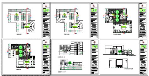 Shopping Mall Architecture Design In Dwg File Cadbull