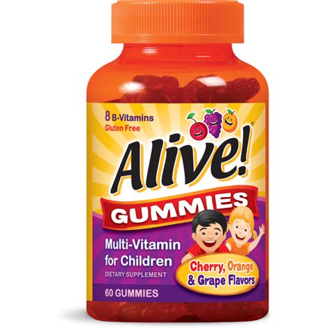 These results suggest that rickets in young children in urban kenya is usually driven by vitamin d deficiency, and vitamin d supplementation is likely to be required for full recovery. Alive! Children's Gummy Multivitamin Supplement, Cherry ...