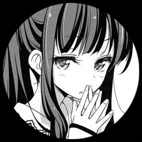 Anime Profile Picture Black And White Manga For Life